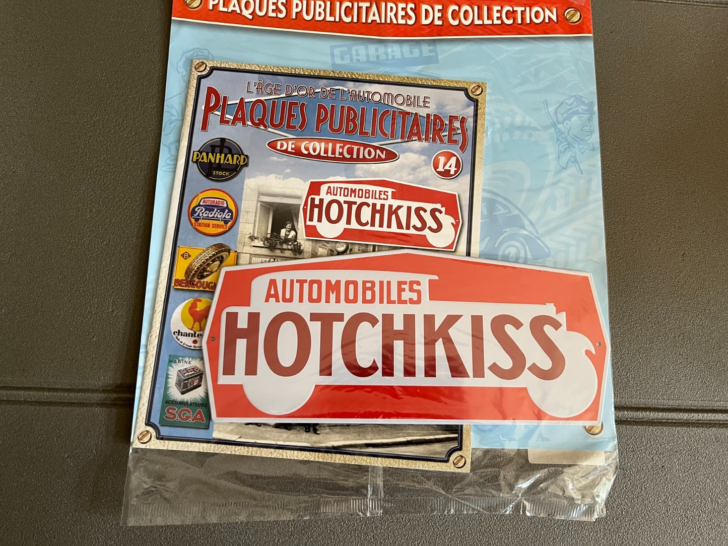 Plaque Métal Voiture Automobile Publicitaire Collection Hotchkiss