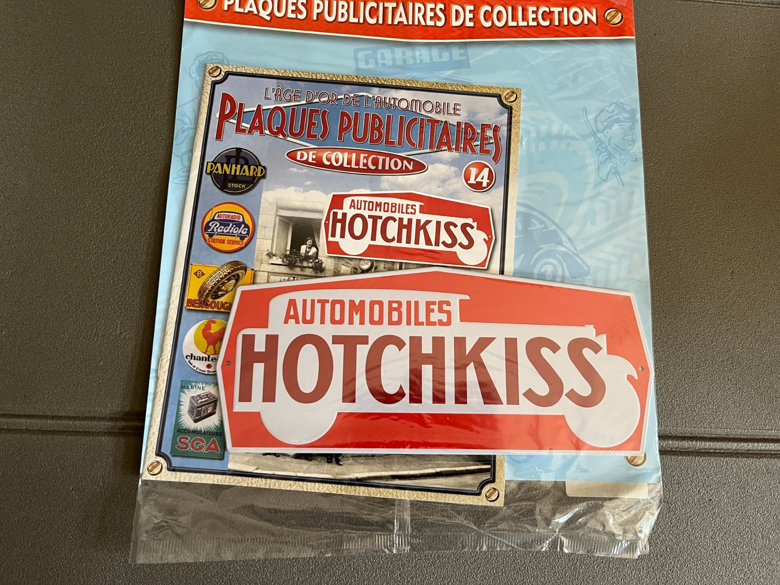 Plaque Métal Voiture Automobile Publicitaire Collection Hotchkiss