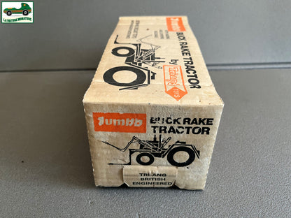 Ancienne Miniature Tracteur Tugster Jumbo Buck Rake Tractor Tri-Ang Toys England
