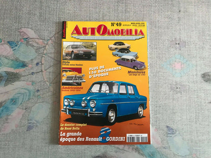 Livre Revue Voiture Automobile Automobilia N°49 2001