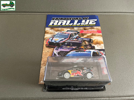 Miniature Ford Fiesta WRC Monte Carlo 2018 Ogier Vainqueur Rallye Altaya 1/43