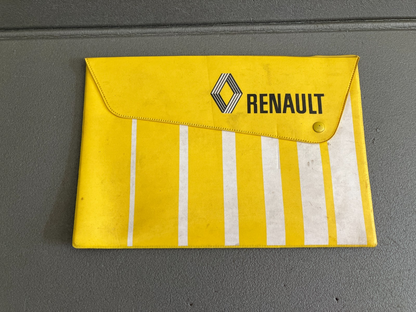 Rare ancienne pochette Renault Document 1970 1980 Voiture Collection Automobilia