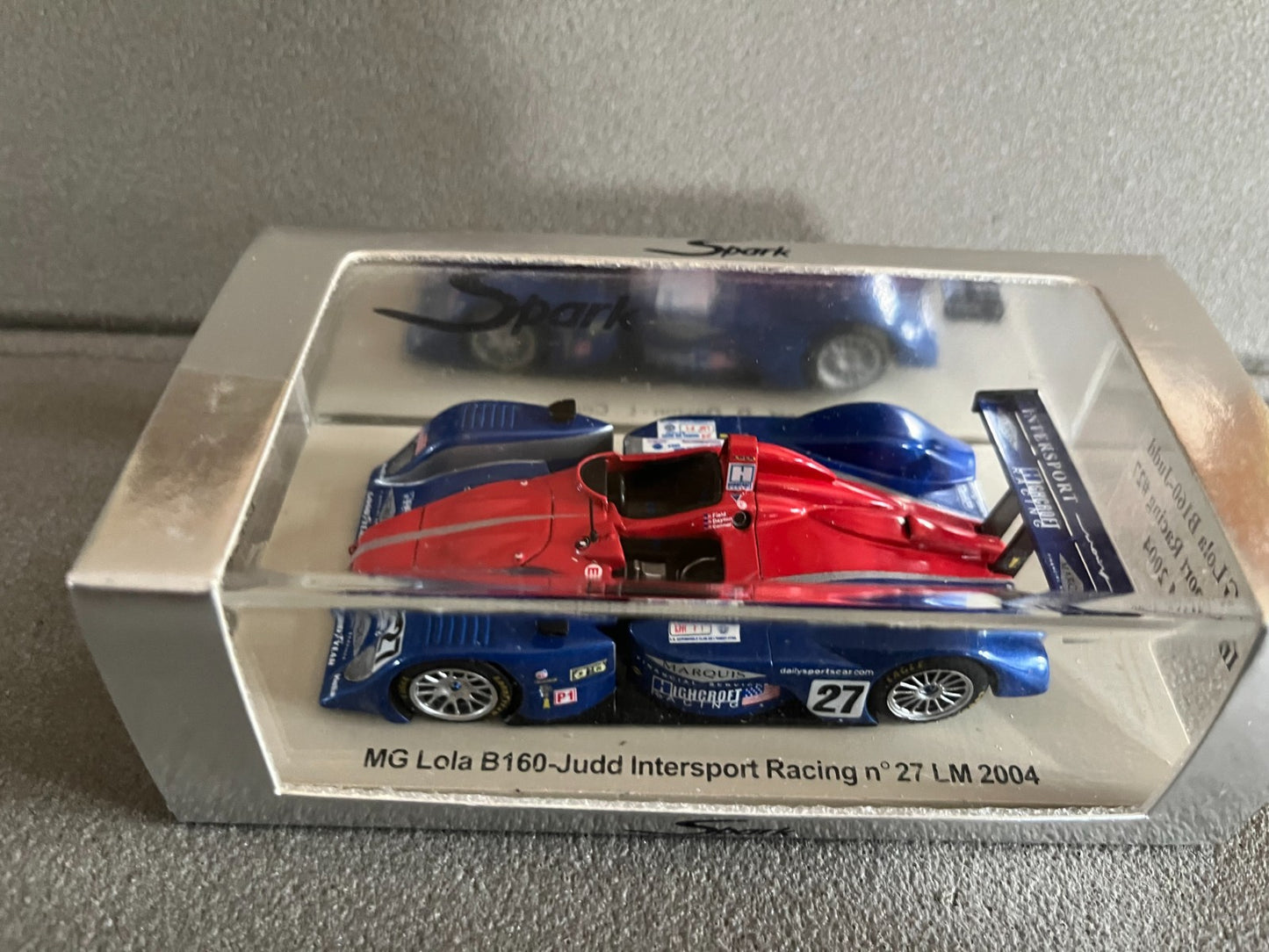 Voiture Miniature MG Lola B160 N°27 LM 2004 Le Mans Spark au 1/43
