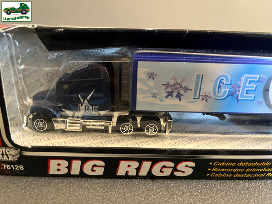 Voiture Miniature Camion Semi Remorque Motormax 76128 Big Rigs 1/64 19cm