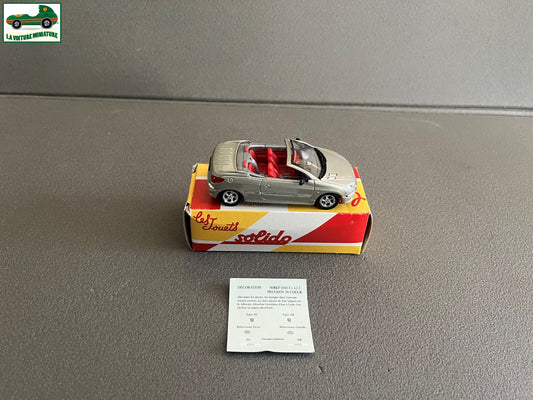 Voiture Miniature Peugeot 20 Coeur 1999 206 Solido Hachette 1/43