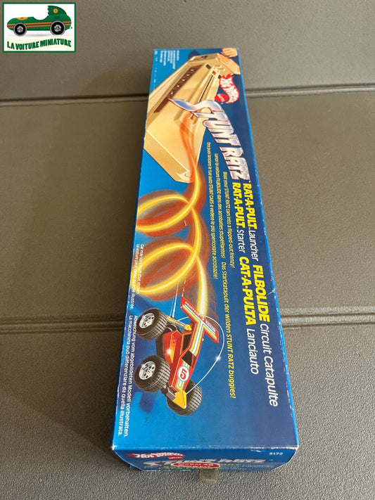 Jouet Circuit Catapulte + Voiture Hot Wheels 1986 STUNT RATZ Ref 3172 Scellé
