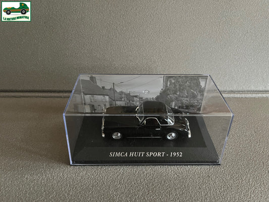 Voiture Miniature Simca Huit Sport 1952 au 1/43 Ixo Altaya
