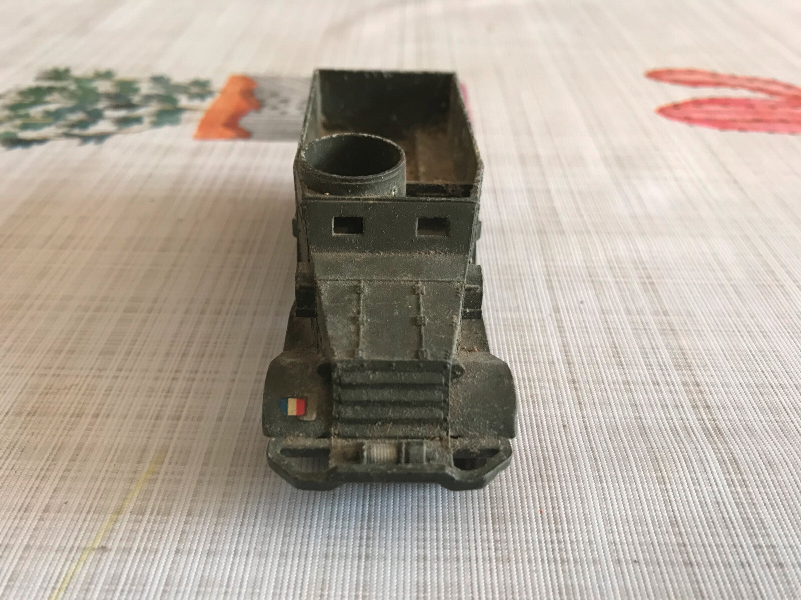 Ancienne Voiture Miniature Dinky Toys Armée 822 Half Track Meccano France Epave