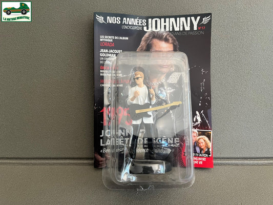 Figurine de Collection Johnny Hallyday + Livret N°17