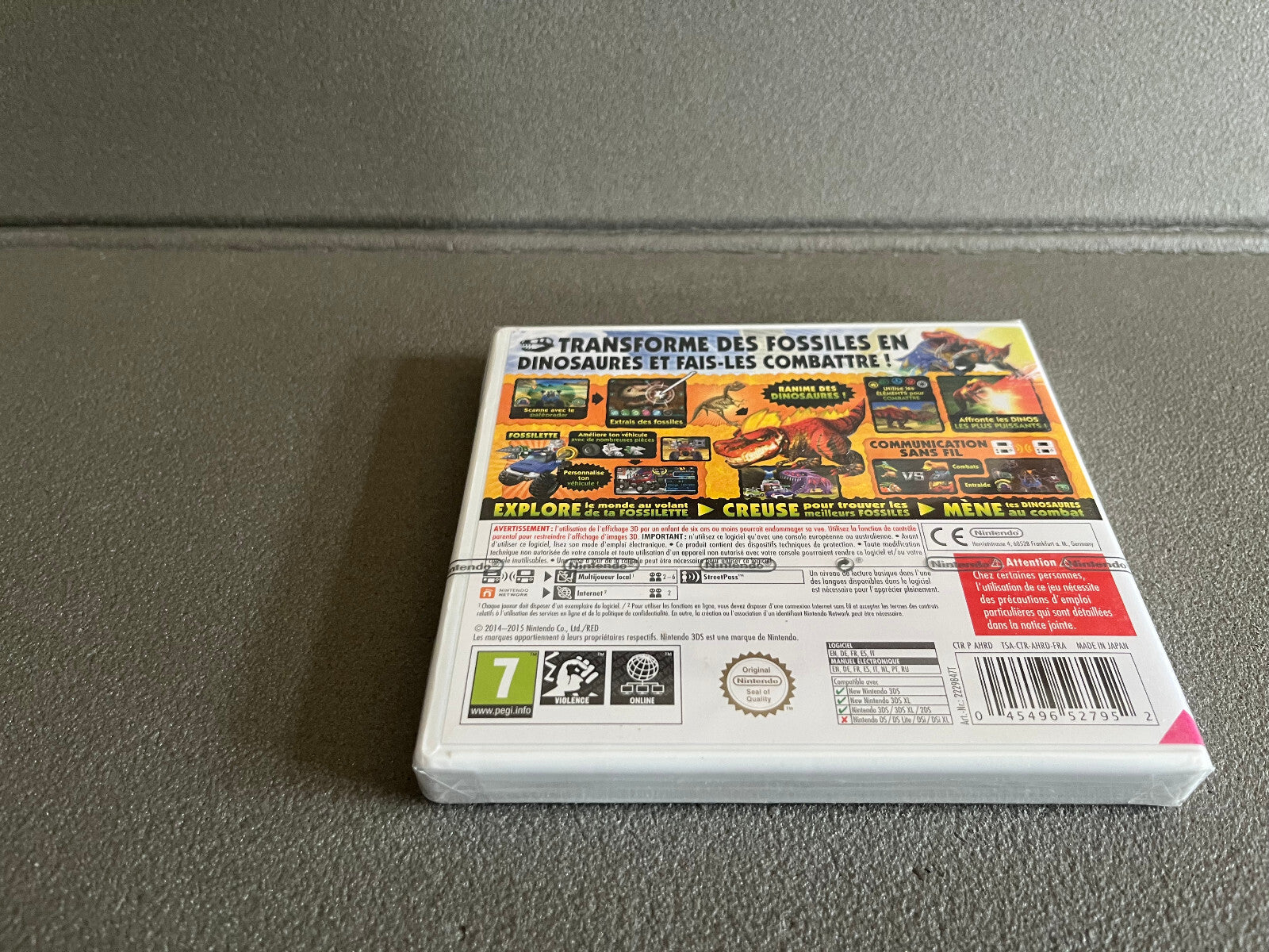 Collection Cartouche Jeux Video Fossil Fighters Frontier Nintendo 3DS Blister