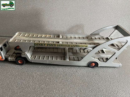 Ancienne Miniature Camion Tracteur Unic Dinky Supertoys Transporteur France