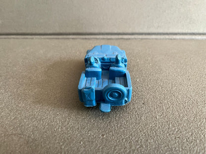 Voiture Miniature Ancien Jeep Vinyl Line Germany Plastique Gomme Tomte