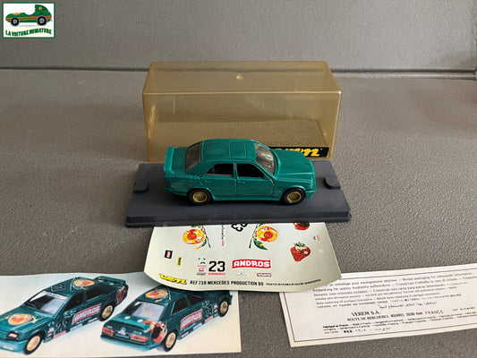 Voiture Miniature Mercedes 190 Production 89 Andros Verem au 1/43