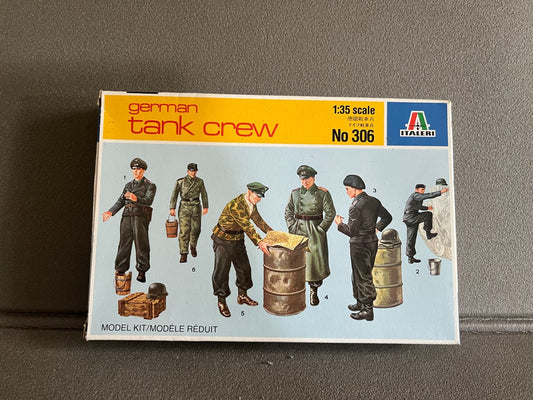 Maquette Militaire Figurine Soldat German Tank Crew Italeri 306 1/35