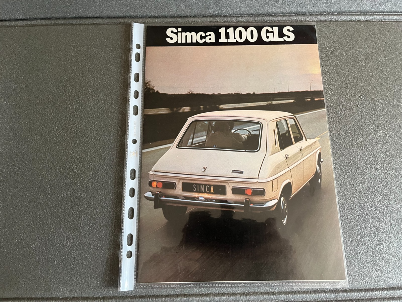 Ancien Dépliant Brochure Documentation Automobile Simca 1100 GLS