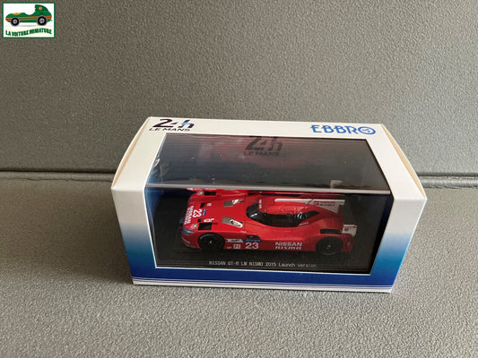 Voiture Miniature Nissan GT-R LM Nismo Launch Version 2015 Ebbro Le Mans 1/43
