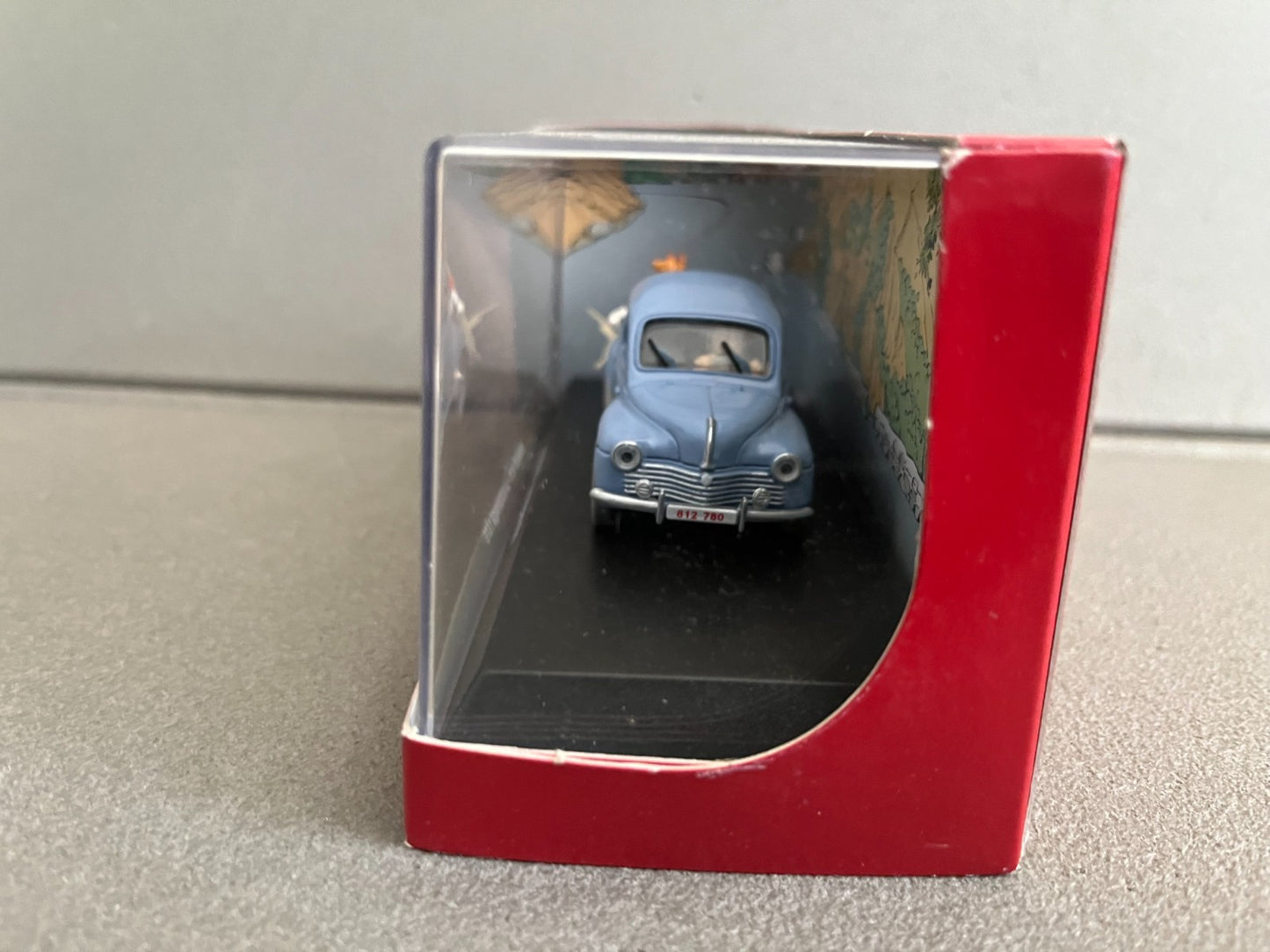 Voiture Miniature Renault 4CV La Mauvaise Tête Spirou au 1/43