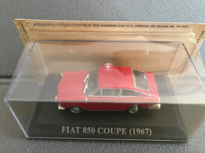 Voiture Miniature Fiat 850 Coupe 1967 Altaya au 1/43