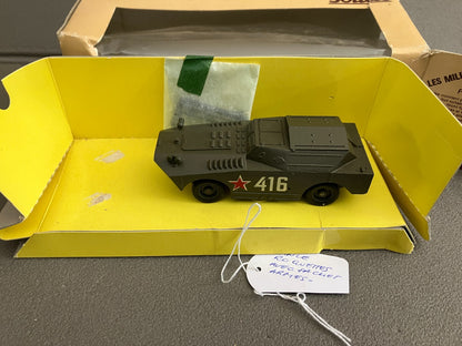 Ancien Miniature Militaire Blindé BTR 40 6031 Lance Roquette Solido France 1/50