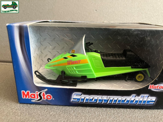Voiture Miniature Maisto Motorized Snowmobile Scooter des neiges