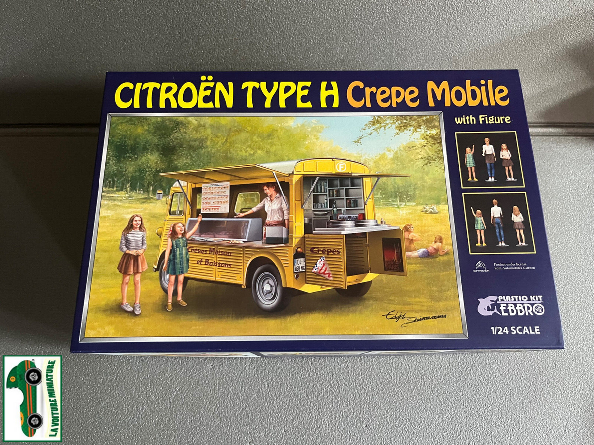 Maquette  à monter Voiture miniature Citroen Type H Crepe Mobile Ebbro  1/24 HY