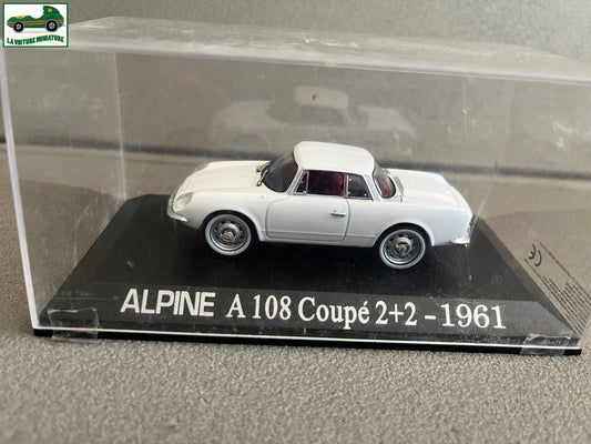 Voiture Miniature Alpine A108 Coupé 2+2 1961 au 1/43