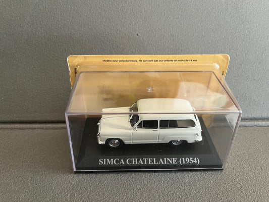 Voiture Miniature Simca Chatelaine 1954 Altaya au 1/43
