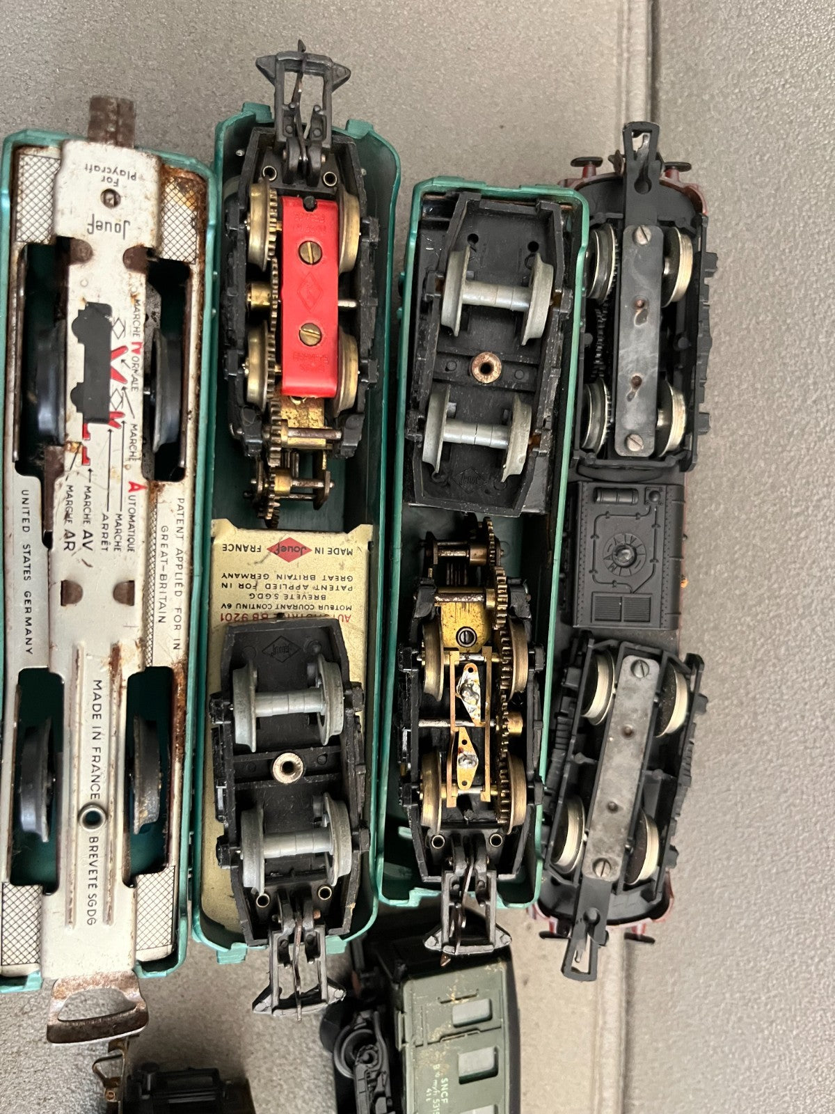 Jouets Anciens Lot de Locomotive Jouef Lima BB Wagon Hornby Troby HO Pour Pièces