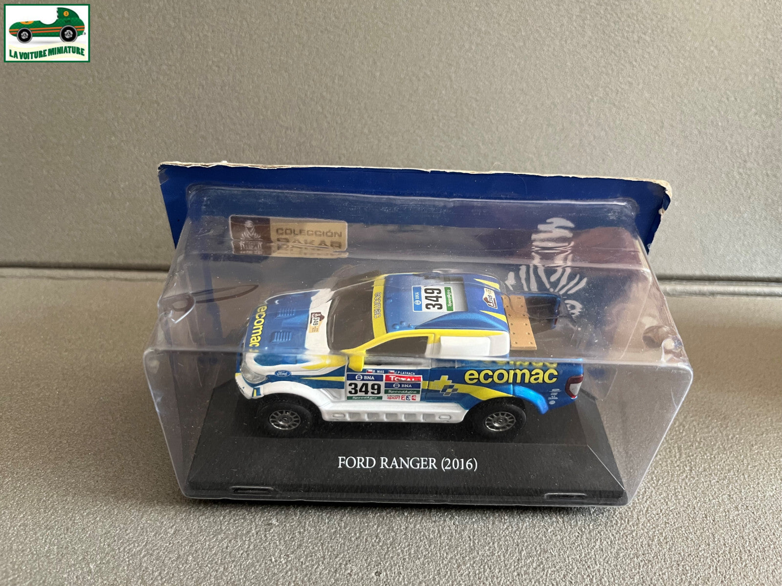 Voiture miniature Ford Ranger 2016 Rallye Paris Dakar au 1/43