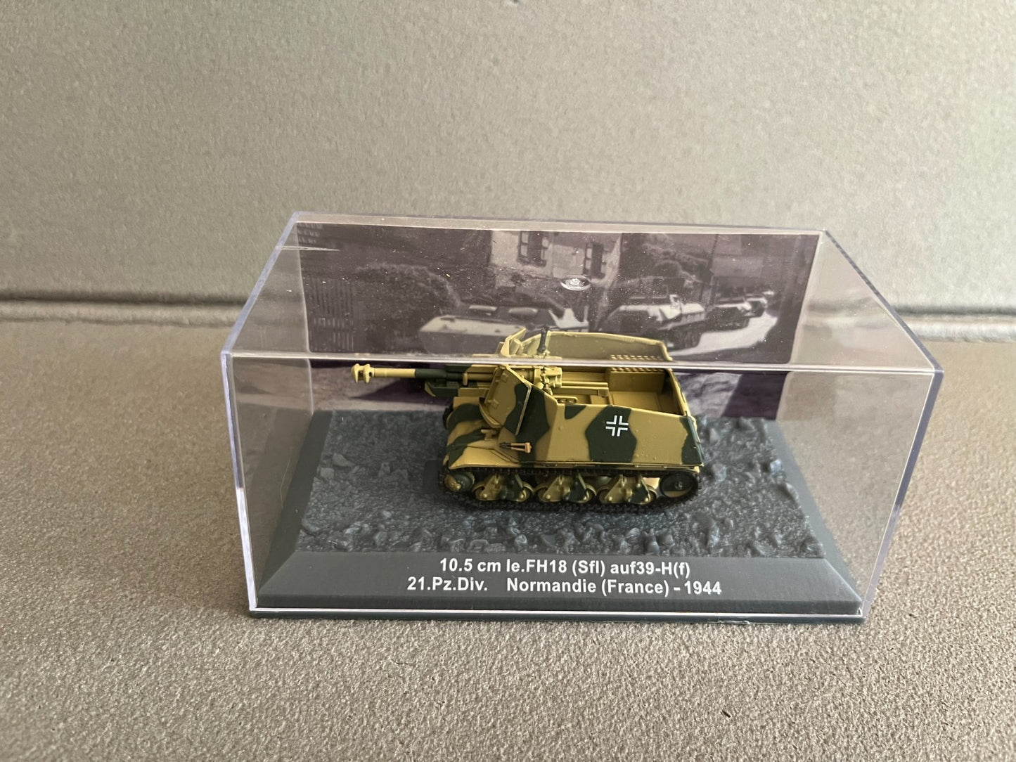 Miniature Militaire Char Tank Blindé 10.5 cm le.FH 18 (Sfl)auf 39-H Altaya 1/72