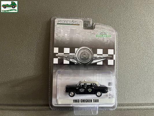 Voiture Miniature 1963 Checker Taxi Greenlight au 1/64