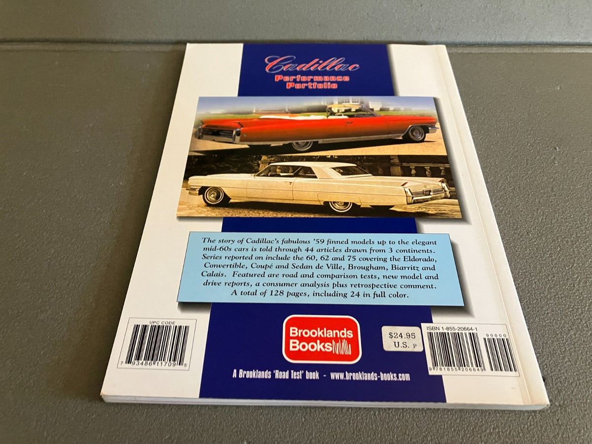 Livre Voiture Automobile Américaine Cadillac 1959-1966 Brooklands Books
