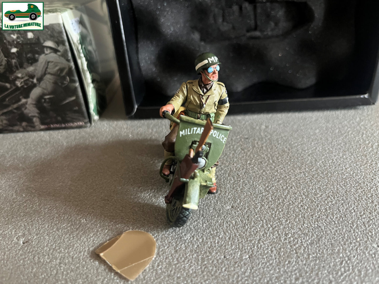 Miniature Militaire King & Country Moto Police US WWII Plomb 1/30 DD41