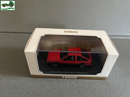 Voiture Miniature Toyota Corolla Levin 1600 GTV Ebbro au 1/43