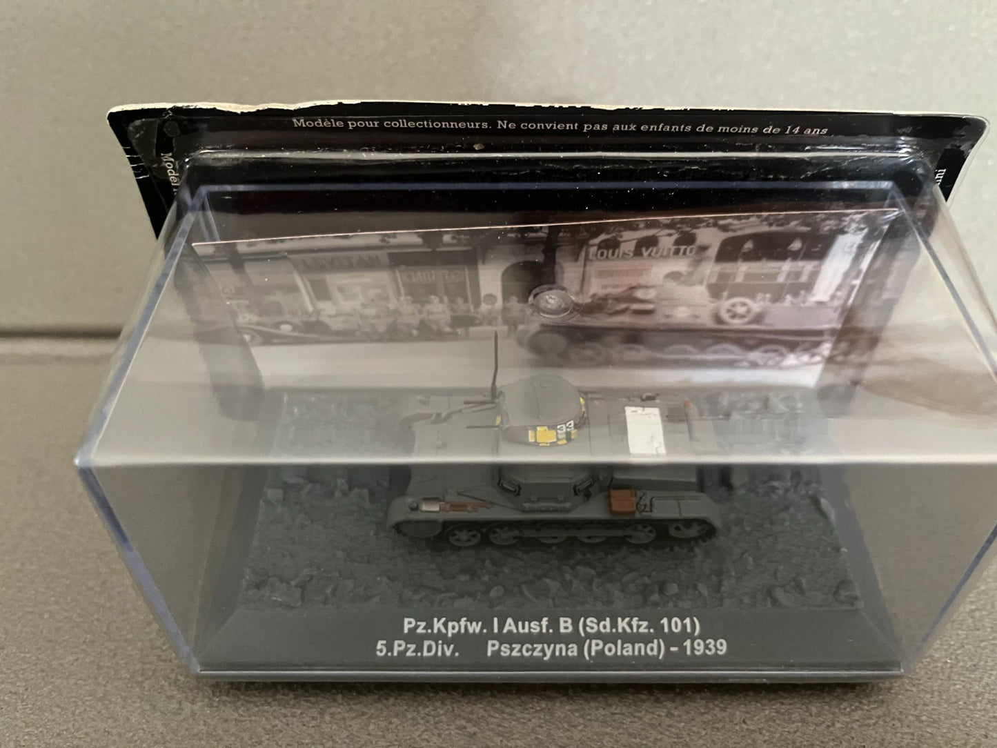 Miniature Militaire Char Tank Blindé Pz.Kpfw. I Ausf. B Poland 1939 Altaya 1/72