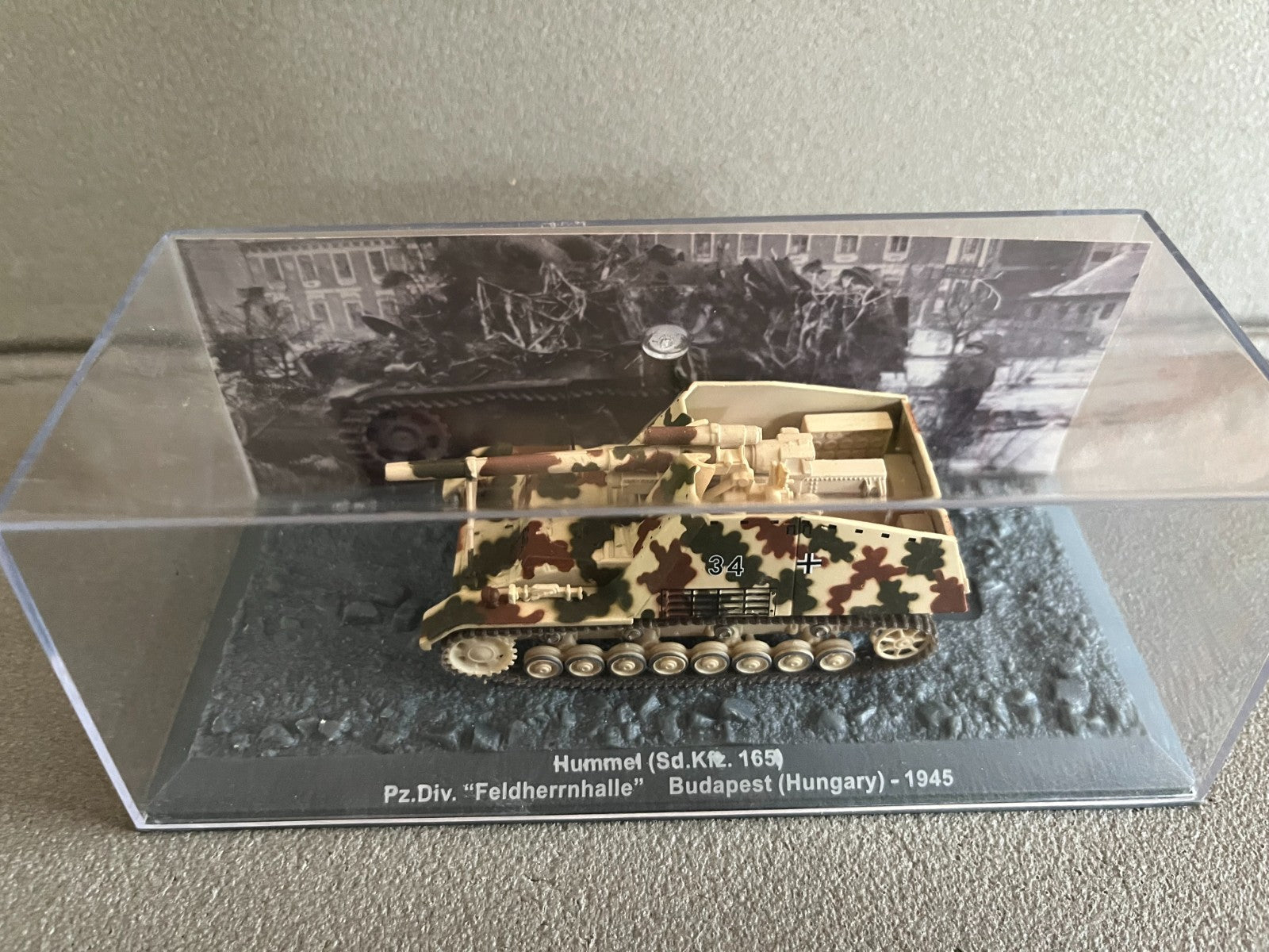 Miniature Militaire Char Tank Blindé Hummel Sd.Kfz. 165 Altaya 1/72