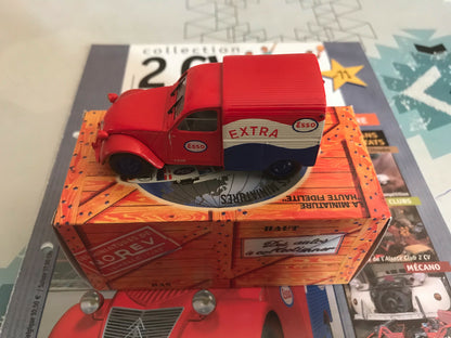Voiture Miniature 2 CV Citroen 2CV Azu Esso 1954 Norev 1/43