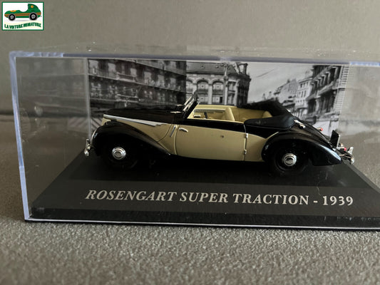 Voiture Miniature Rosengart Super Traction 1939 au 1/43 Ixo Altaya
