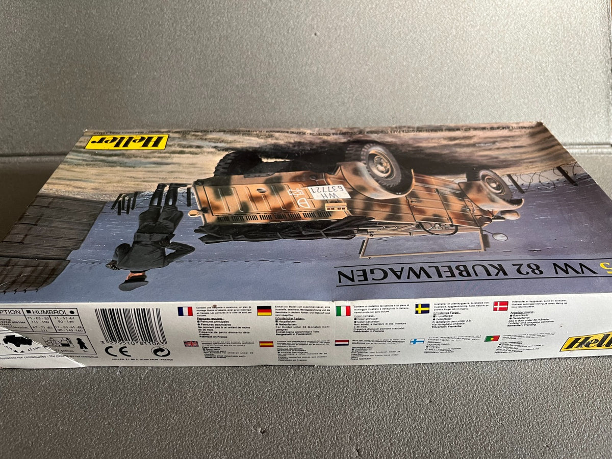 Maquette Militaire Blindé Figurine Voiture VW 82 Kubelwagen Heller 1/35