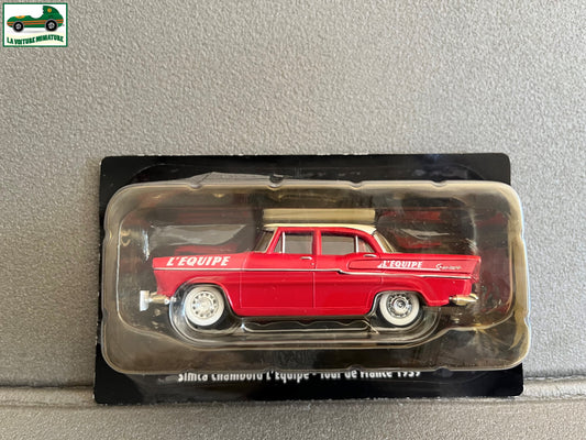 Voiture Miniature Simca Chambord L'équipe 1959 Tour Vélo Norev 1/43