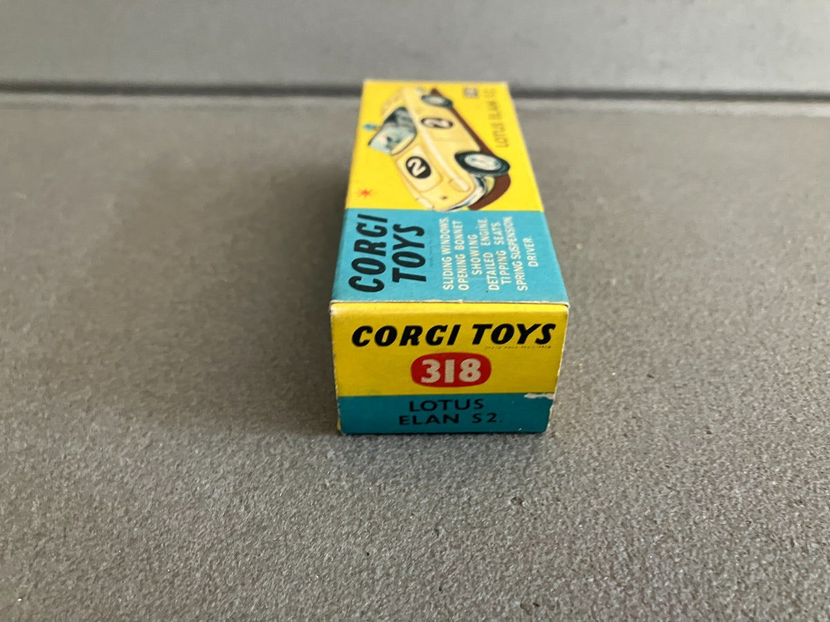 Ancienne Voiture Miniature Lotus Elan 318 Corgi Toys England 1/43