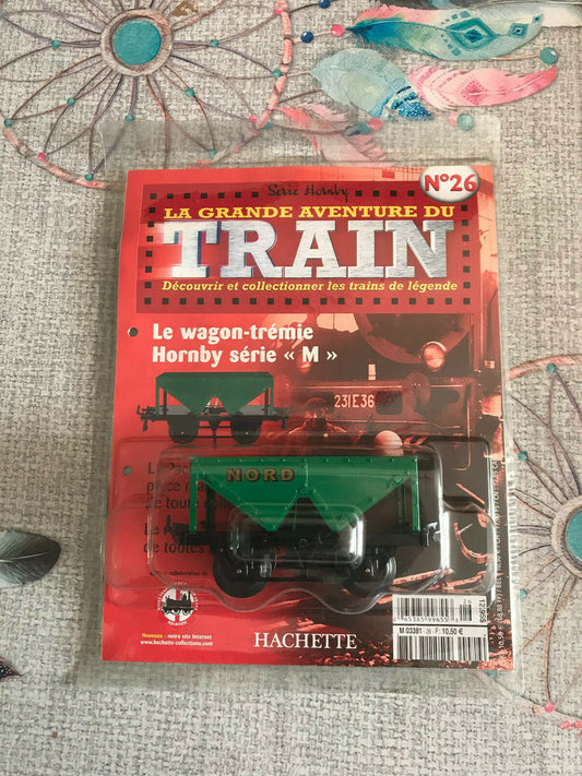 Wagon Trémie M N°26 Hornby Hachette O La Grande Aventure du Train