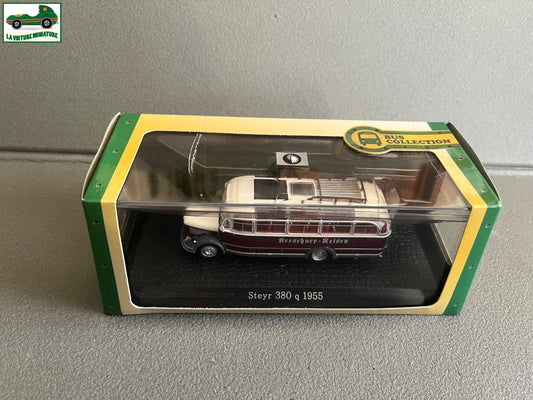 Voiture miniature Steyr 380 q 1955 Autobus Autocar Bus Collection Atlas 1/72
