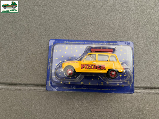 Voiture Miniature Renault 4L Cirque Pinder Altaya 1/43