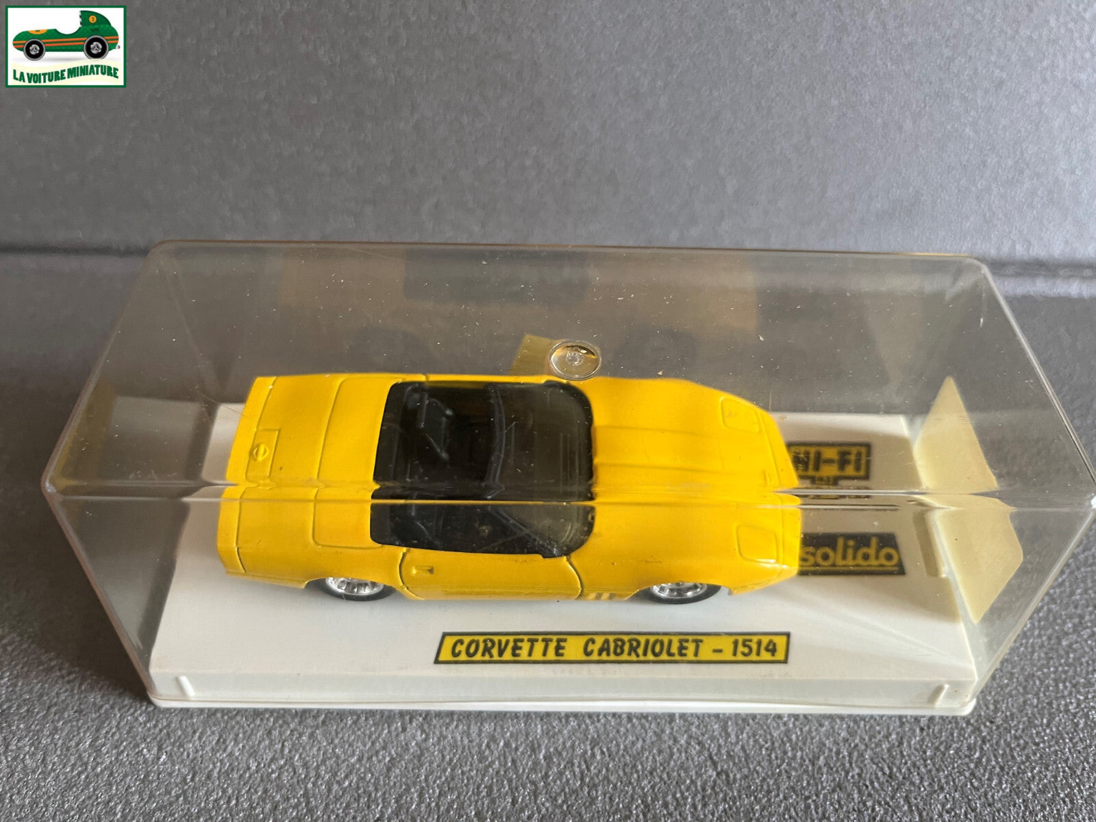 Voiture Miniature Chevrolet Corvette Cabriolet 1514 Solido au 1/43