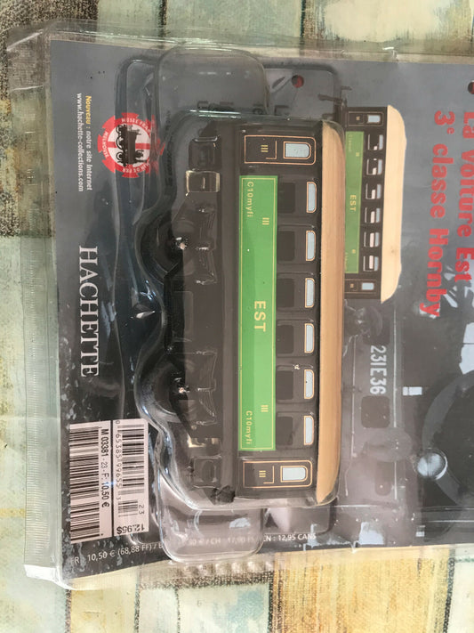Voiture Est 3ème Classe N°23 Hornby Hachette O La Grande Aventure du Train