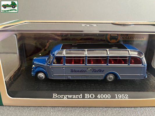 Voiture miniature Borgward BO 4000 1952 Autobus Bus Collection Atlas 1/72