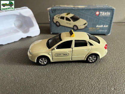 Voiture Miniature Audi A4 Berlin Taxi du Monde Welly au 1/38