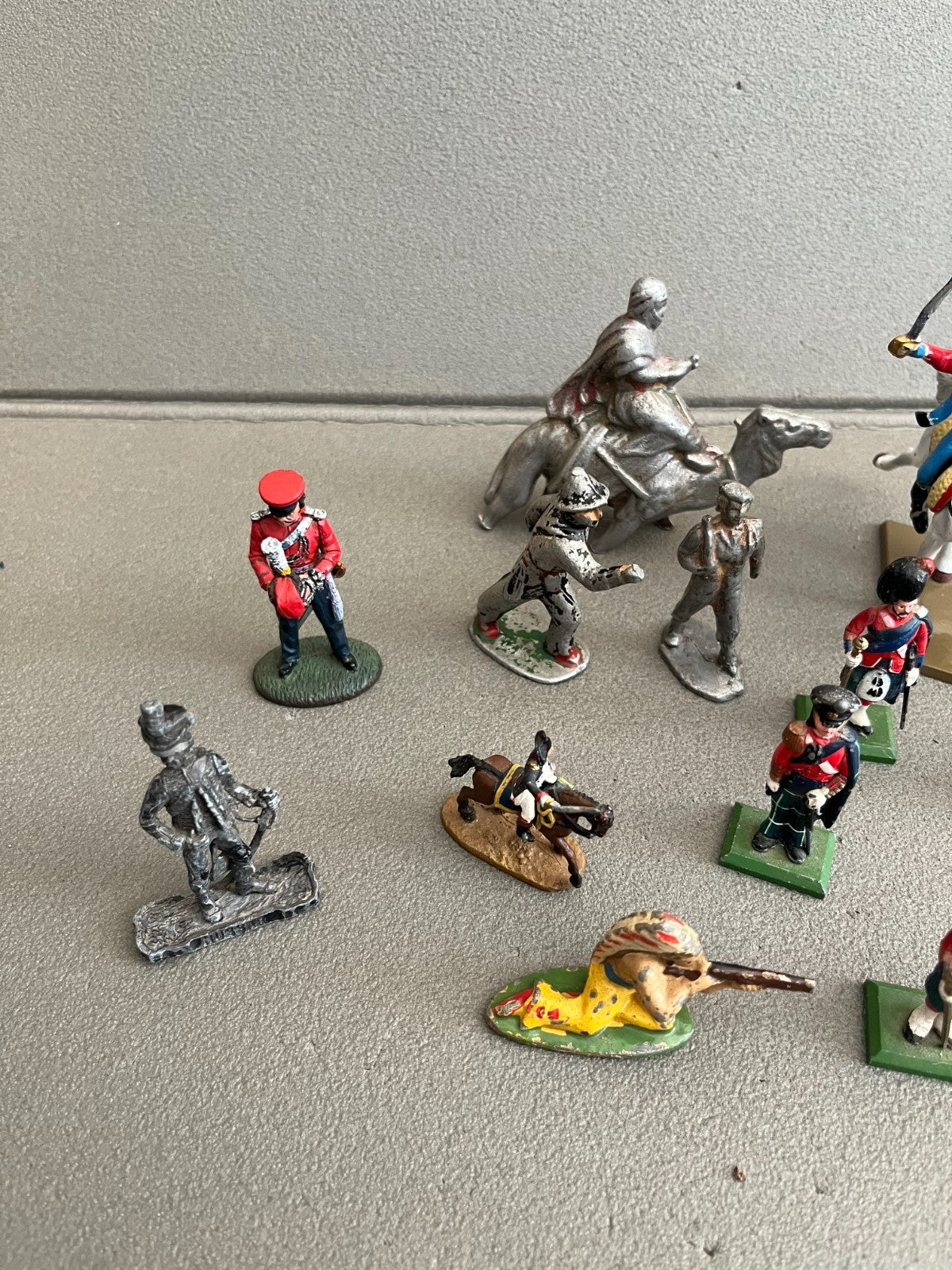 Figurine de Collection Lot Soldats Plombs Aluminium