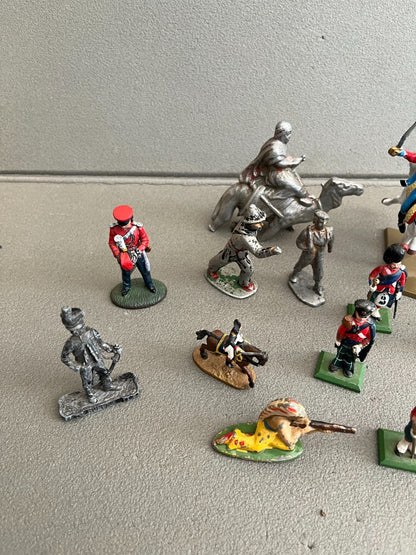 Figurine de Collection Lot Soldats Plombs Aluminium